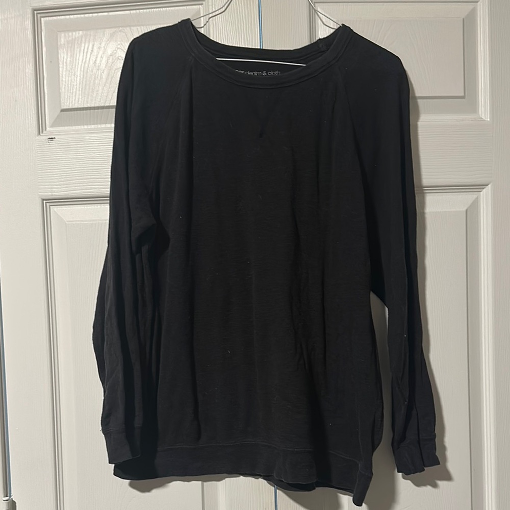 Black Long Sleeve Top